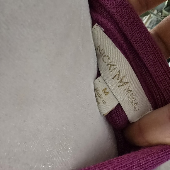 Nicki Minaj Women's  Bodycon Bandage Mini Dress sz M Stretch VNeck Sexy Clubwear - Picture 5 of 6